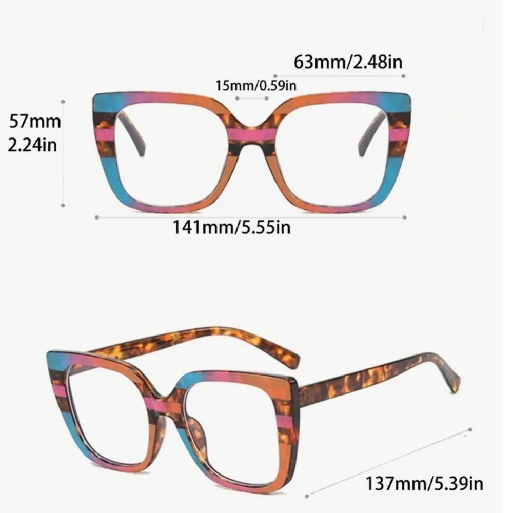 ✨NEW Stylish Tortoiseshell and Blue Women's Glasses